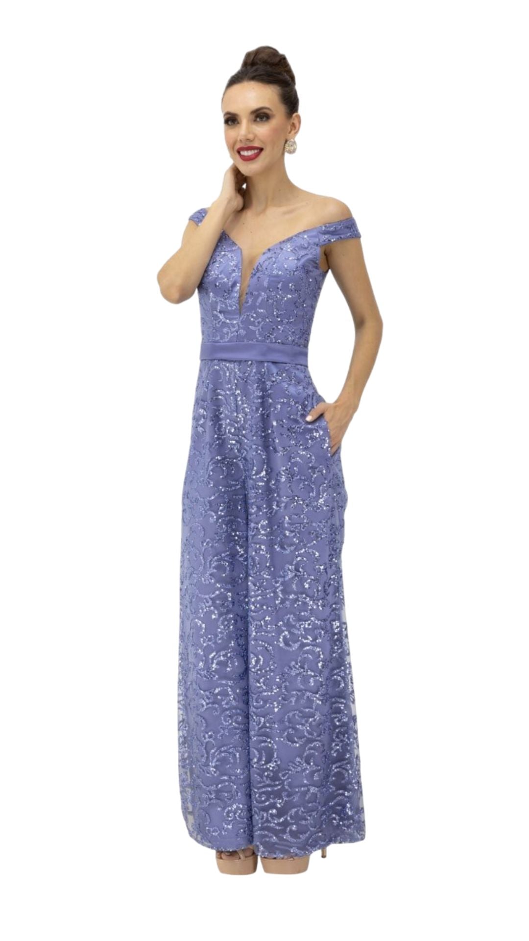 PALAZZO CON GLITTER