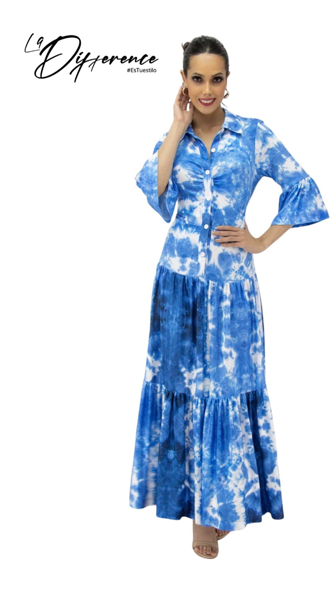 VESTIDO MAXI TIE DYE