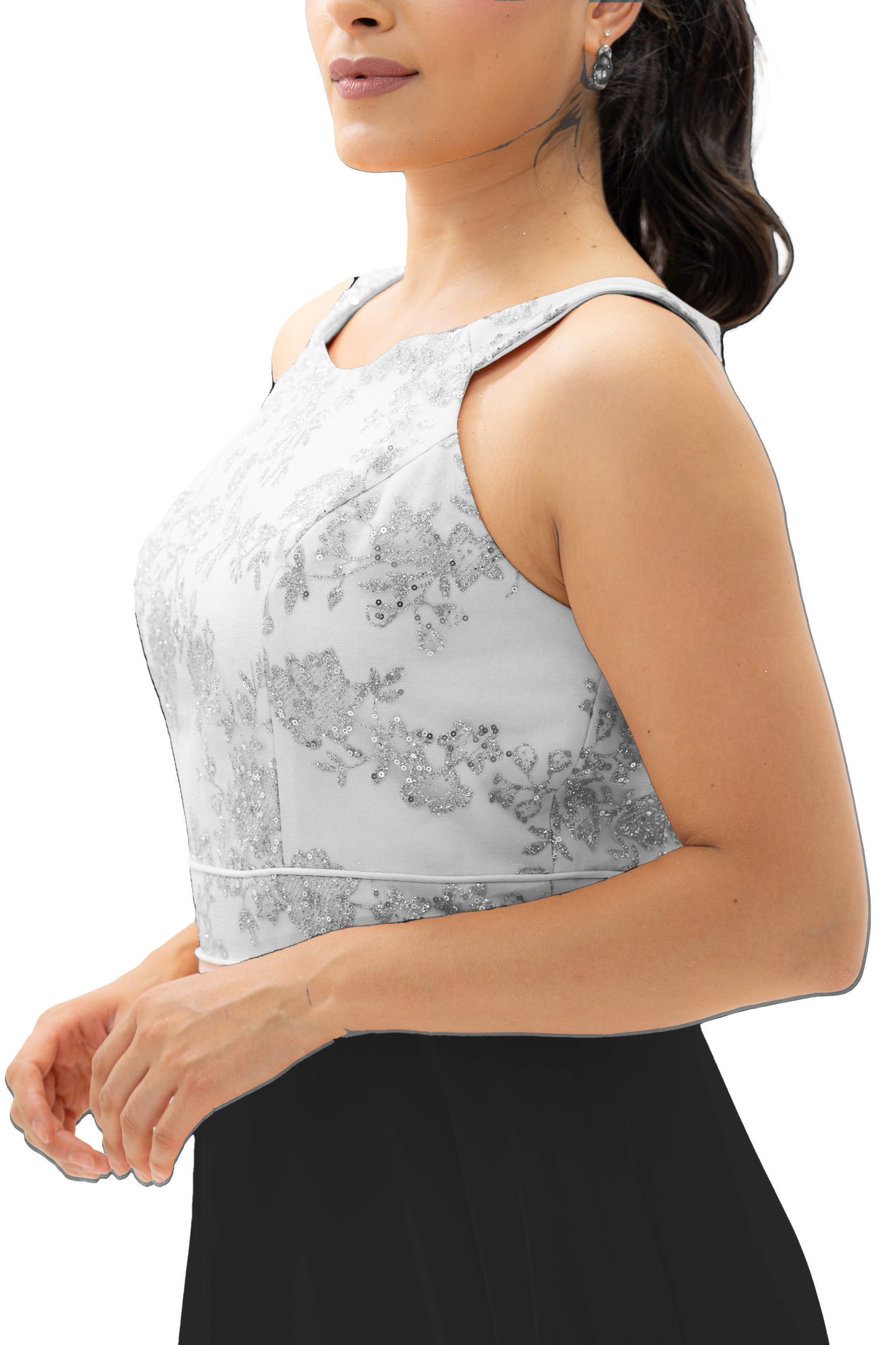 VESTIDO GRAUDACIÓN ESPALDA NADADORA