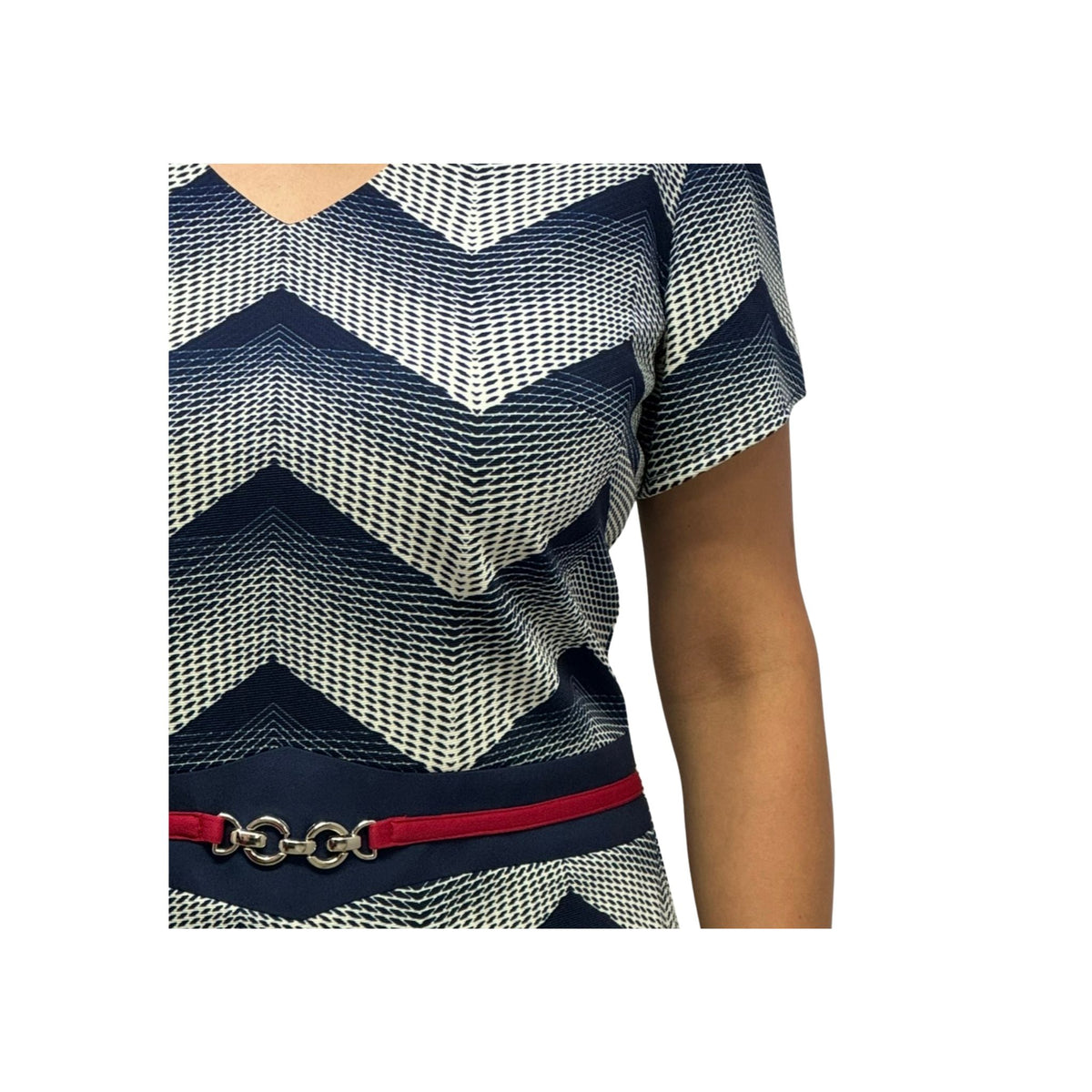 SACO LISO CON VESTIDO DE GRECAS