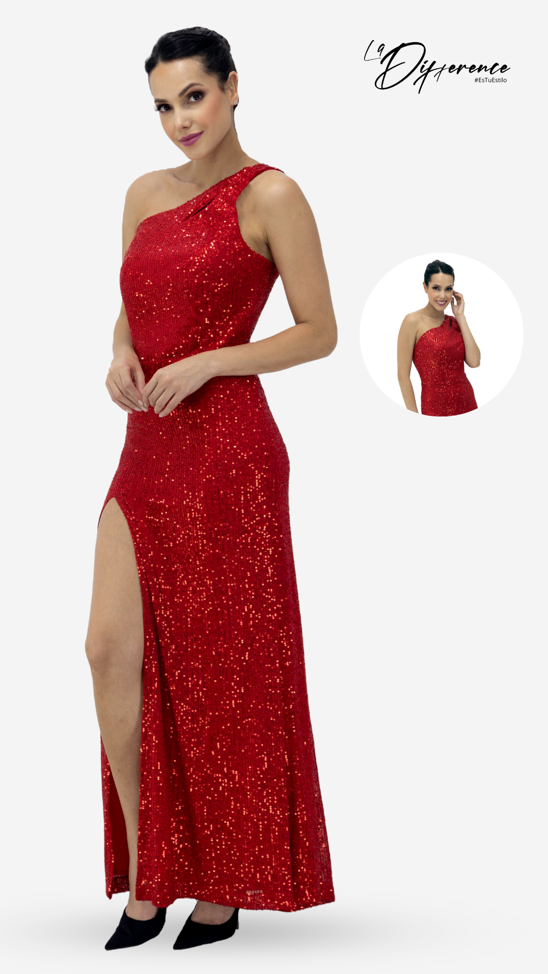 VESTIDO MAXI LENTEJUELA
