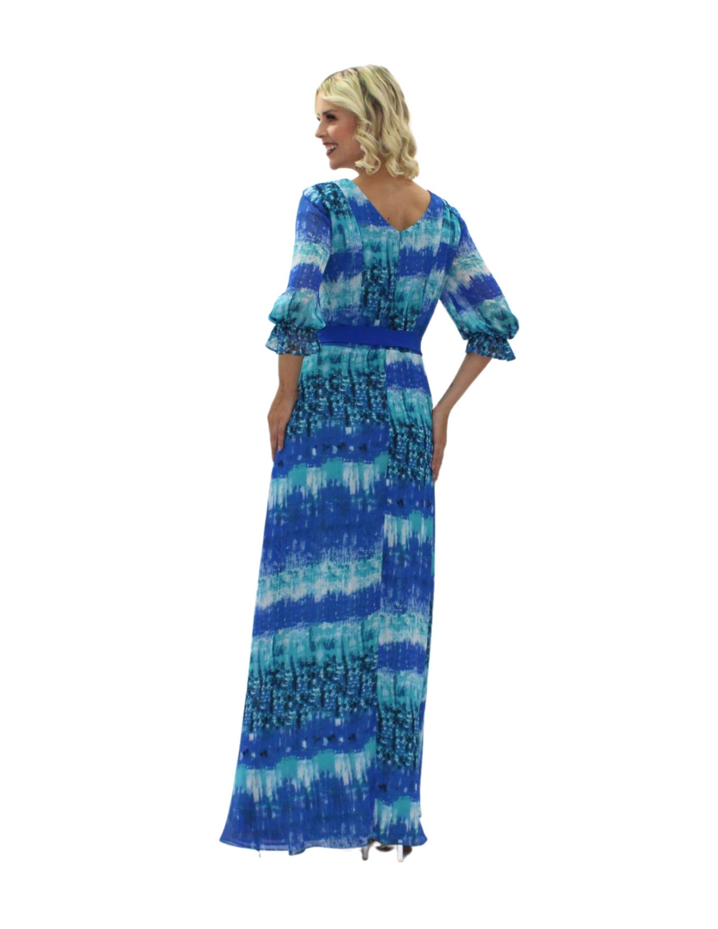 VESTIDO MAXI AZUL