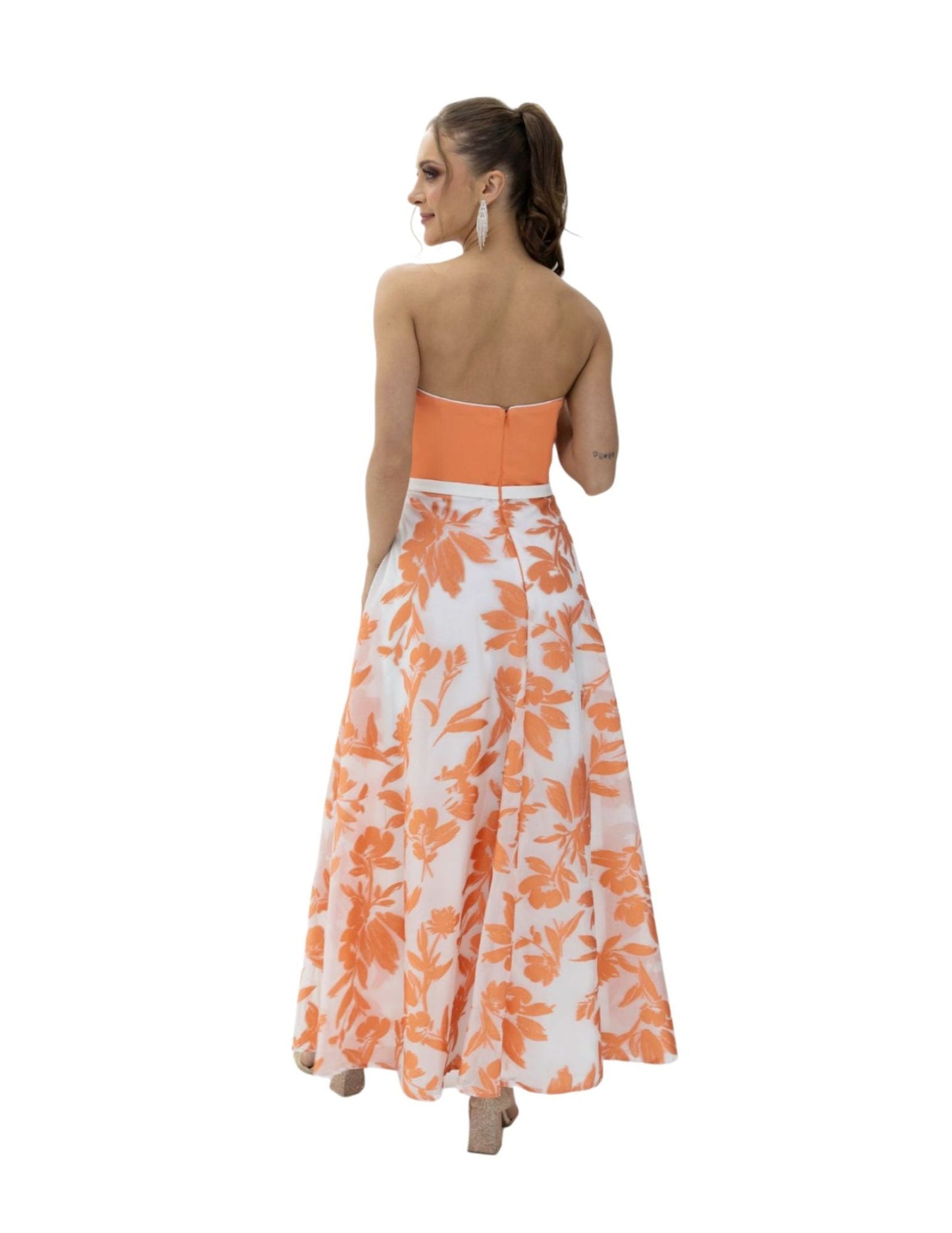VESTIDO FIESTA STRAPLESS