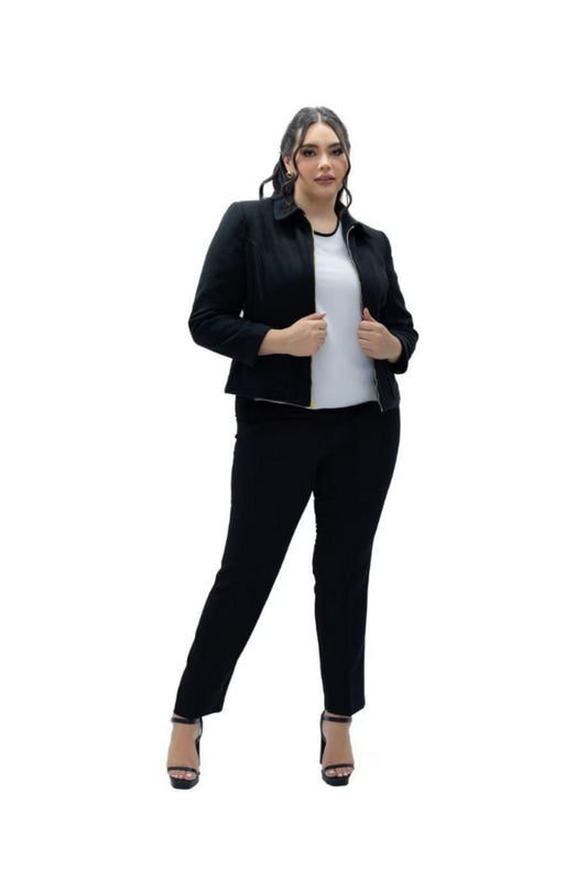 CHAMARRA TIPO GAMUZA CORTA