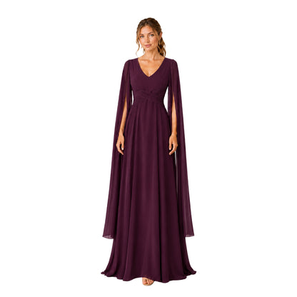 VESTIDO MANGA CAPA