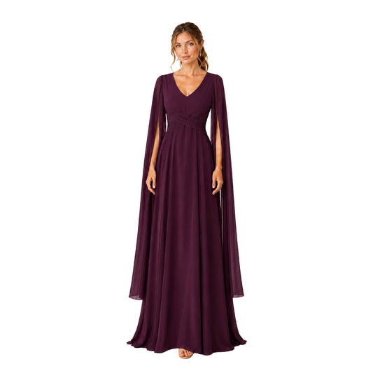 VESTIDO MANGA CAPA