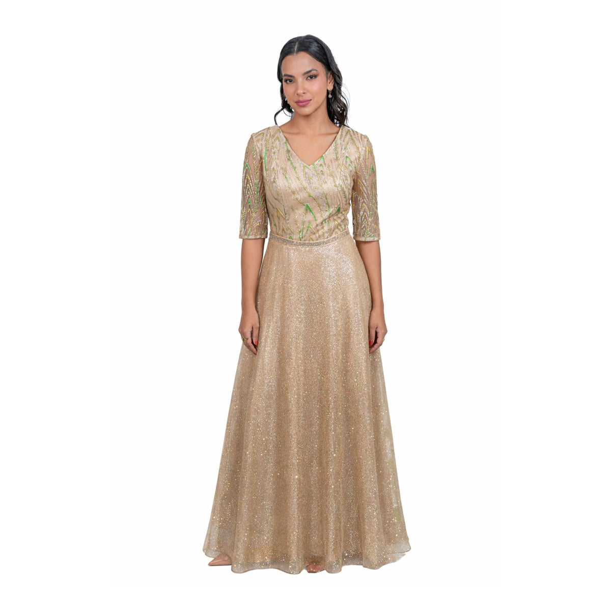 VESTIDO ORO NATURALEZA