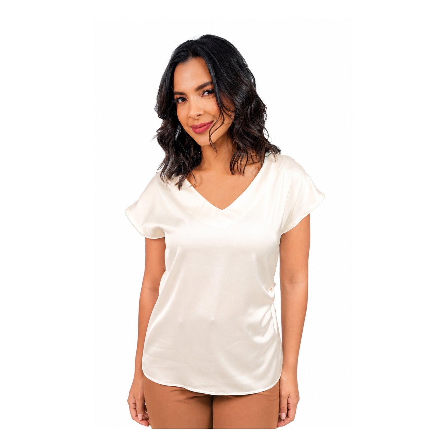 BLUSA SATINADA