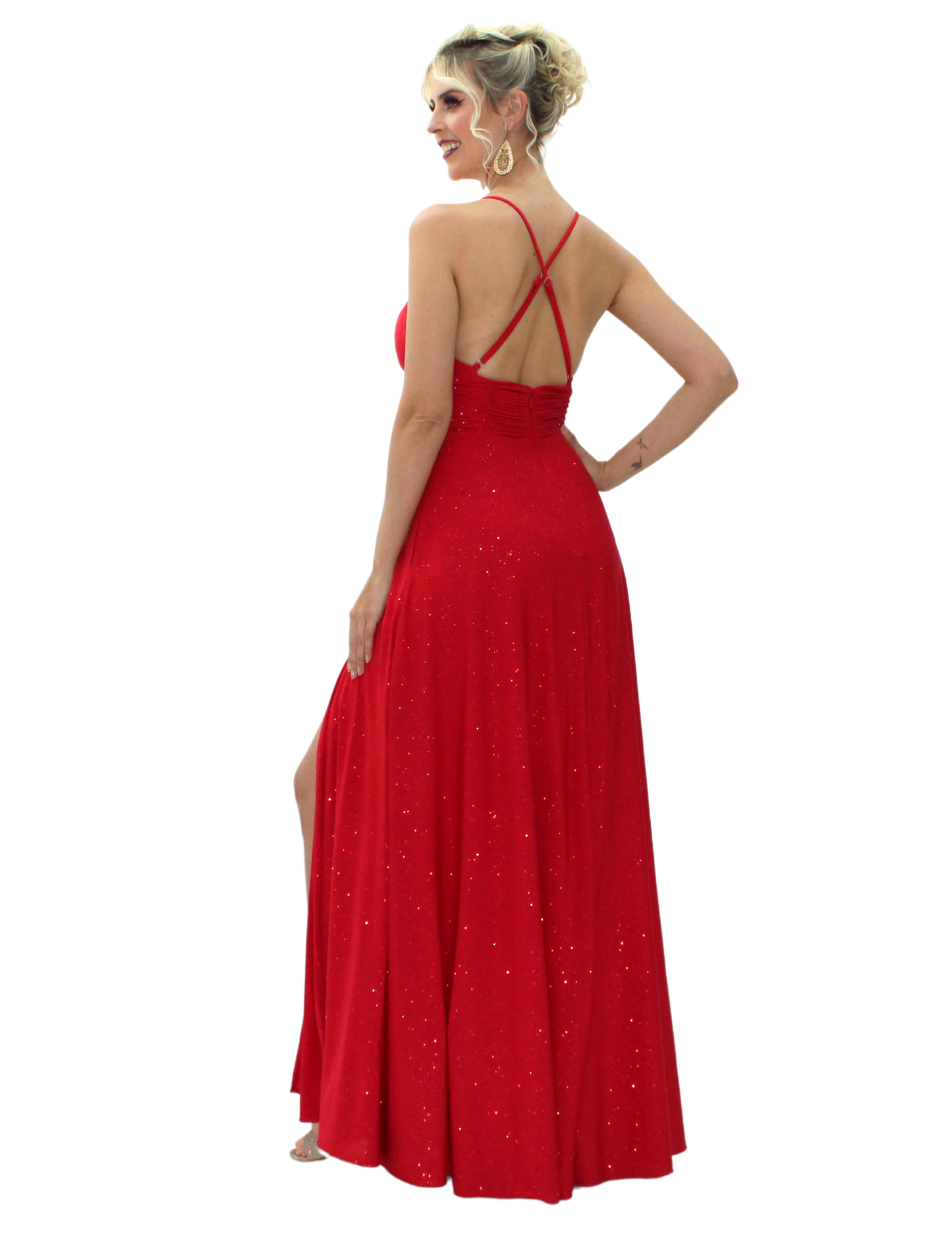 VESTIDO ESCOTE CRUZADO