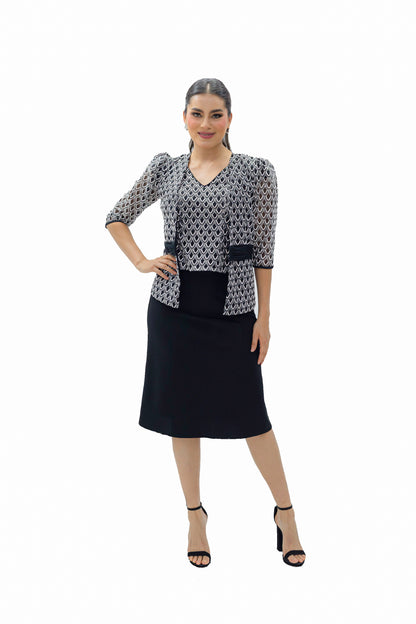 VESTIDO OJITOS NEGROS