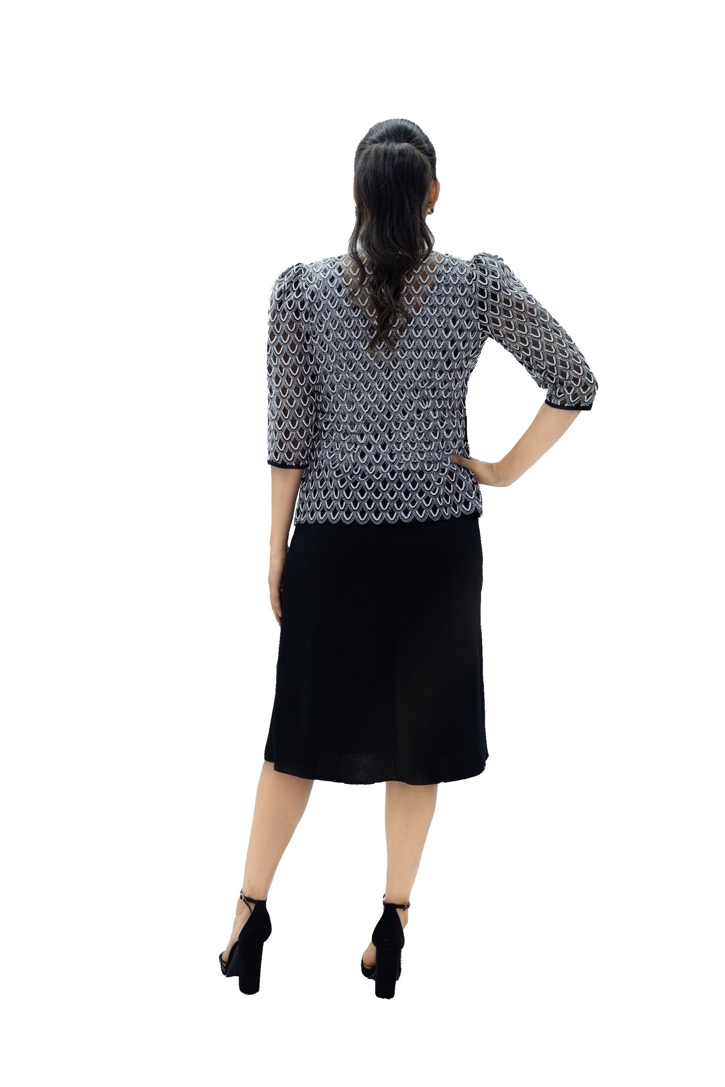 VESTIDO OJITOS NEGROS