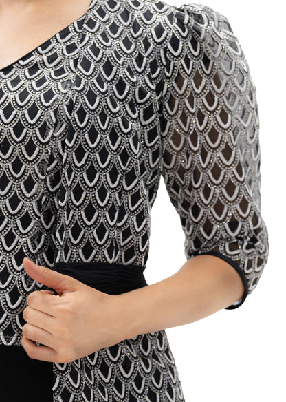 VESTIDO OJITOS NEGROS