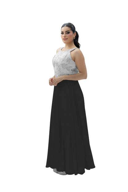 VESTIDO GRAUDACIÓN ESPALDA NADADORA