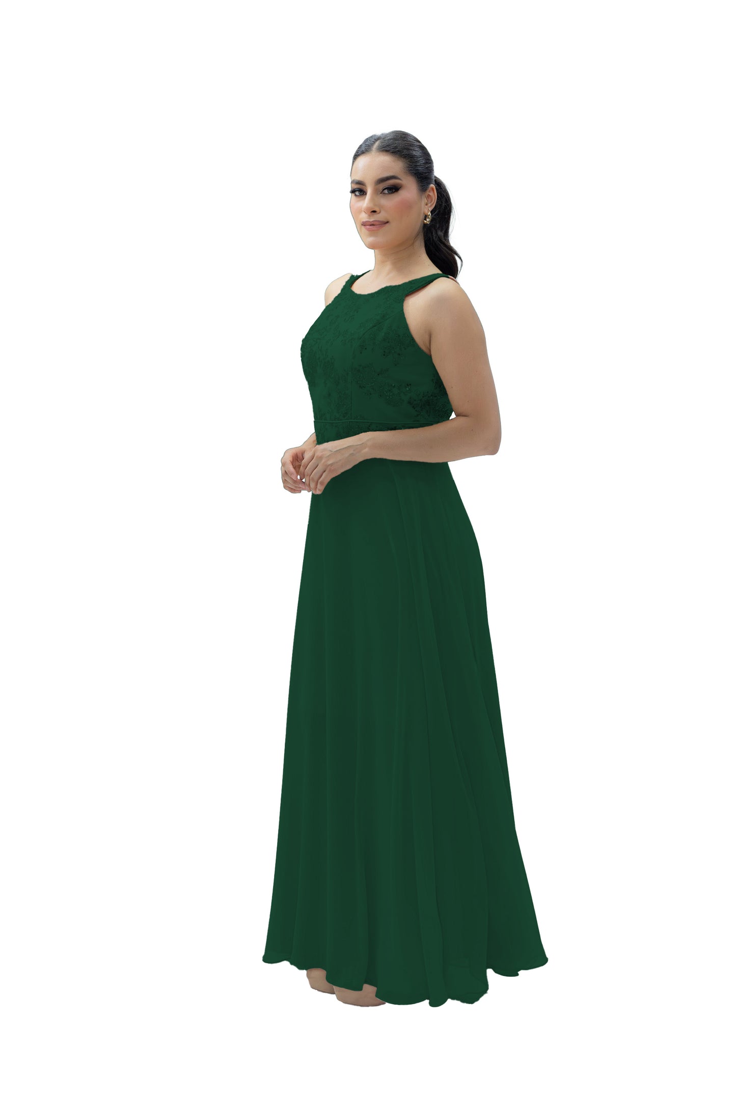 VESTIDO GRAUDACIÓN ESMERALDA