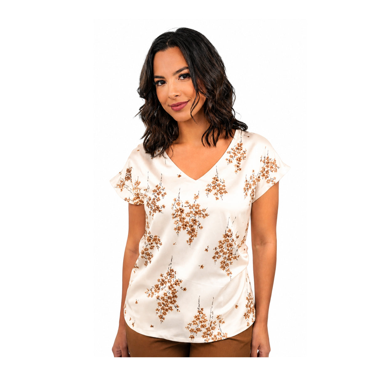 BLUSA SATINADA