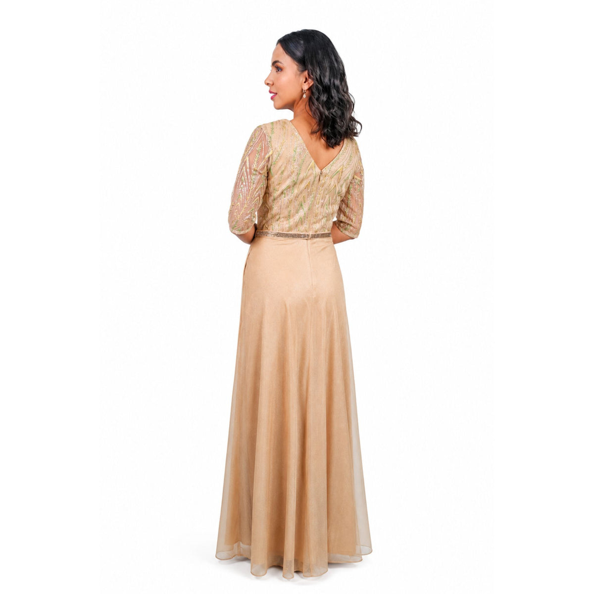 VESTIDO ORO NATURALEZA