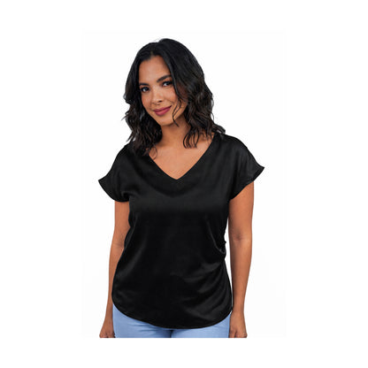 BLUSA SATINADA