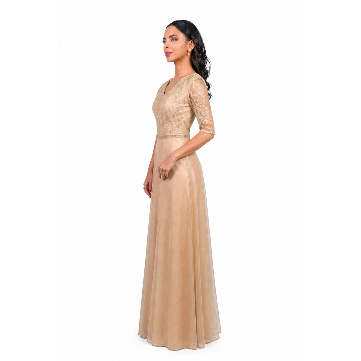 VESTIDO ORO NATURALEZA