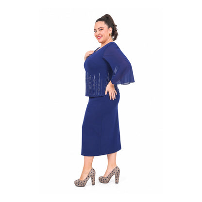 VESTIDO CON BLUSA SIMULADA