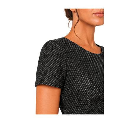 VESTIDO LINEAS PLATEADAS