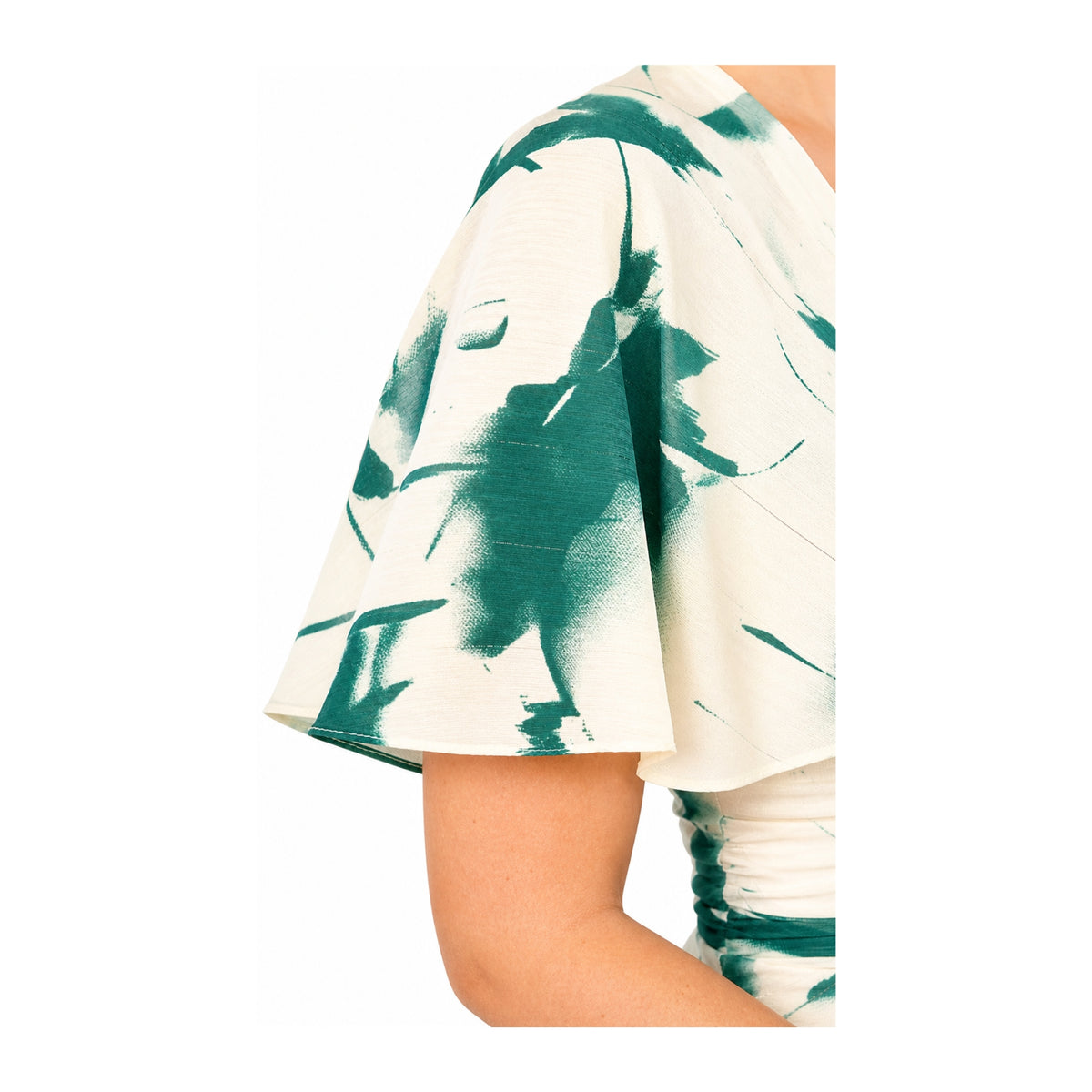 VESTIDO MAXI ESTAMPADO VERDE