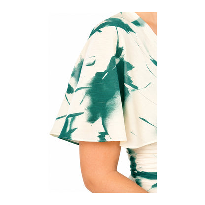 VESTIDO MAXI ESTAMPADO VERDE