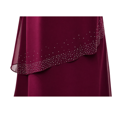 VESTIDO CORTO CON BLUSA SIMULADA