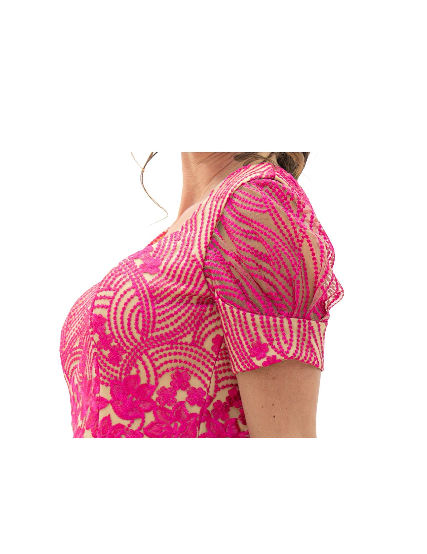VESTIDO CON FALDON DESMONTABLE