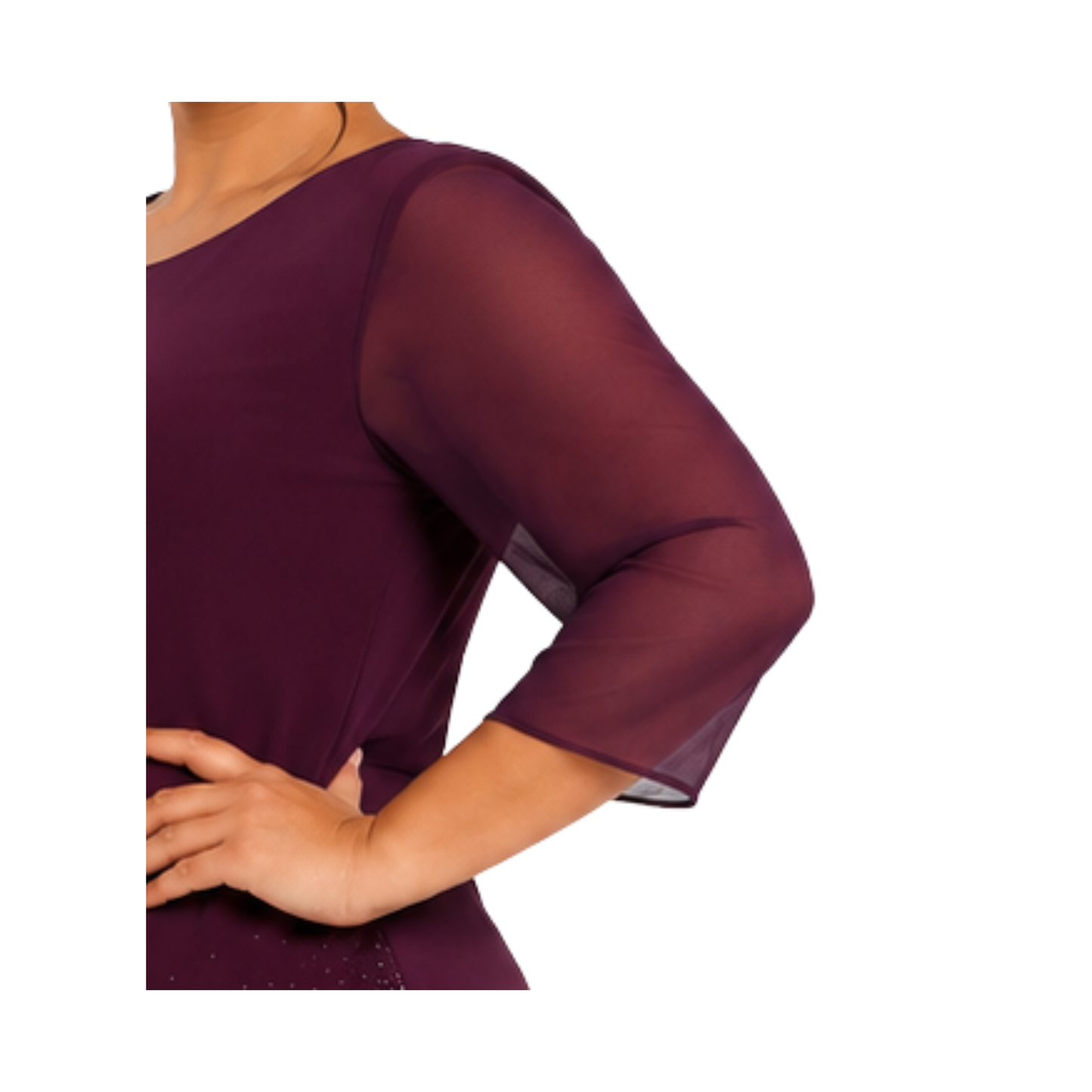 VESTIDO CORTO CON BLUSA SIMULADA
