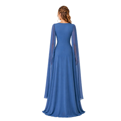 VESTIDO MANGA CAPA