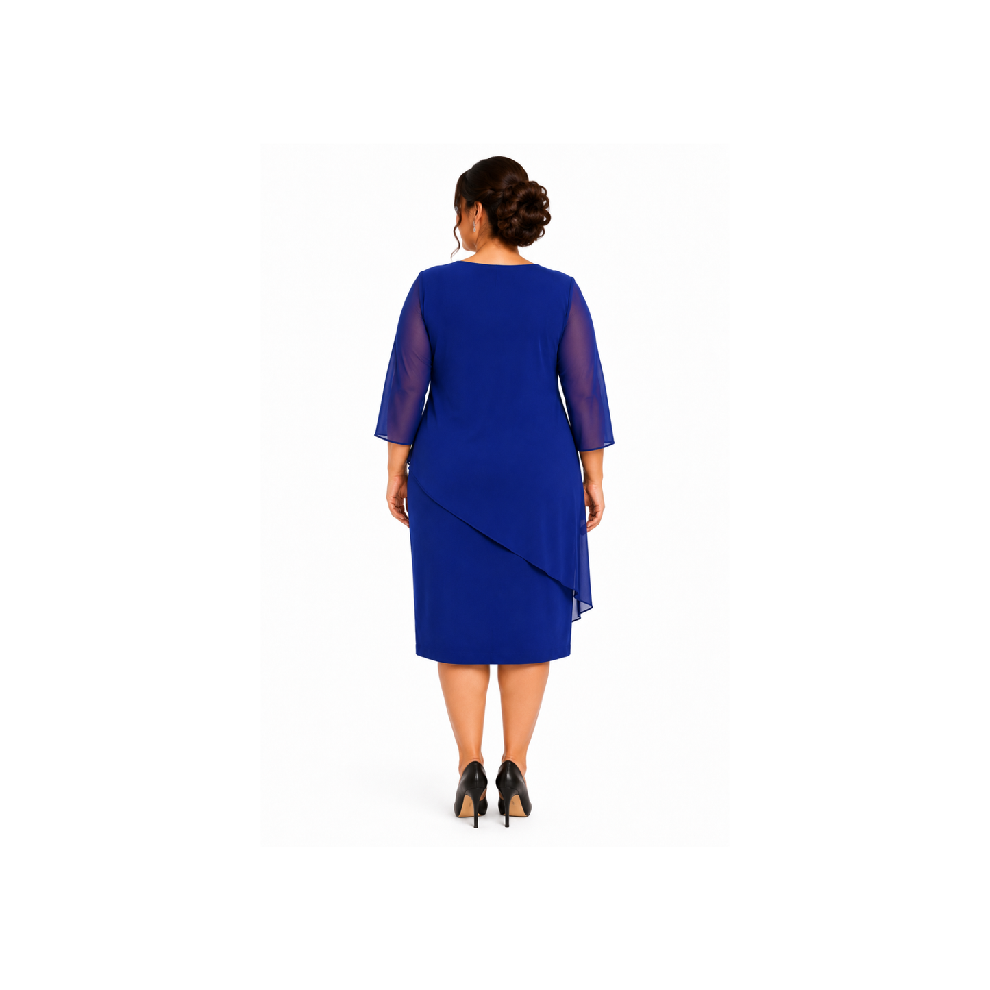 VESTIDO CORTO CON BLUSA SIMULADA