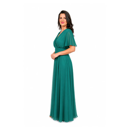 VESTIDO SHIFFON VERDE