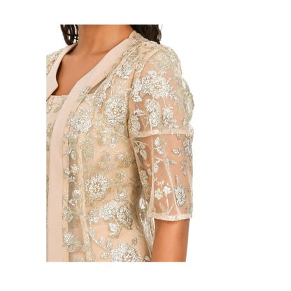VESTIDO CON SACO BEIGE