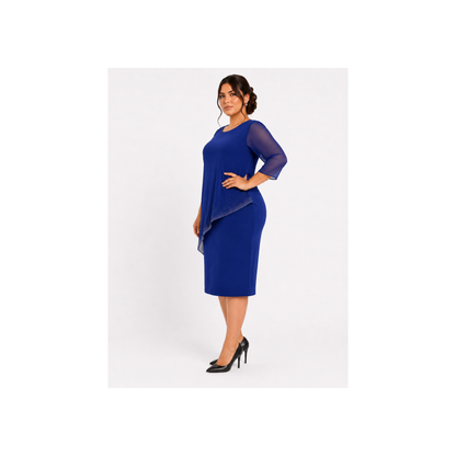 VESTIDO CORTO CON BLUSA SIMULADA