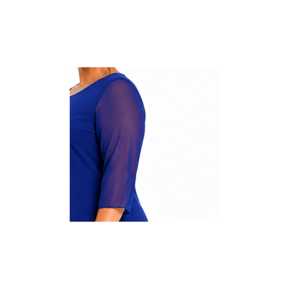 VESTIDO CORTO CON BLUSA SIMULADA