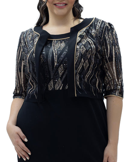 CONJUNTO VESTIDO GLITTER