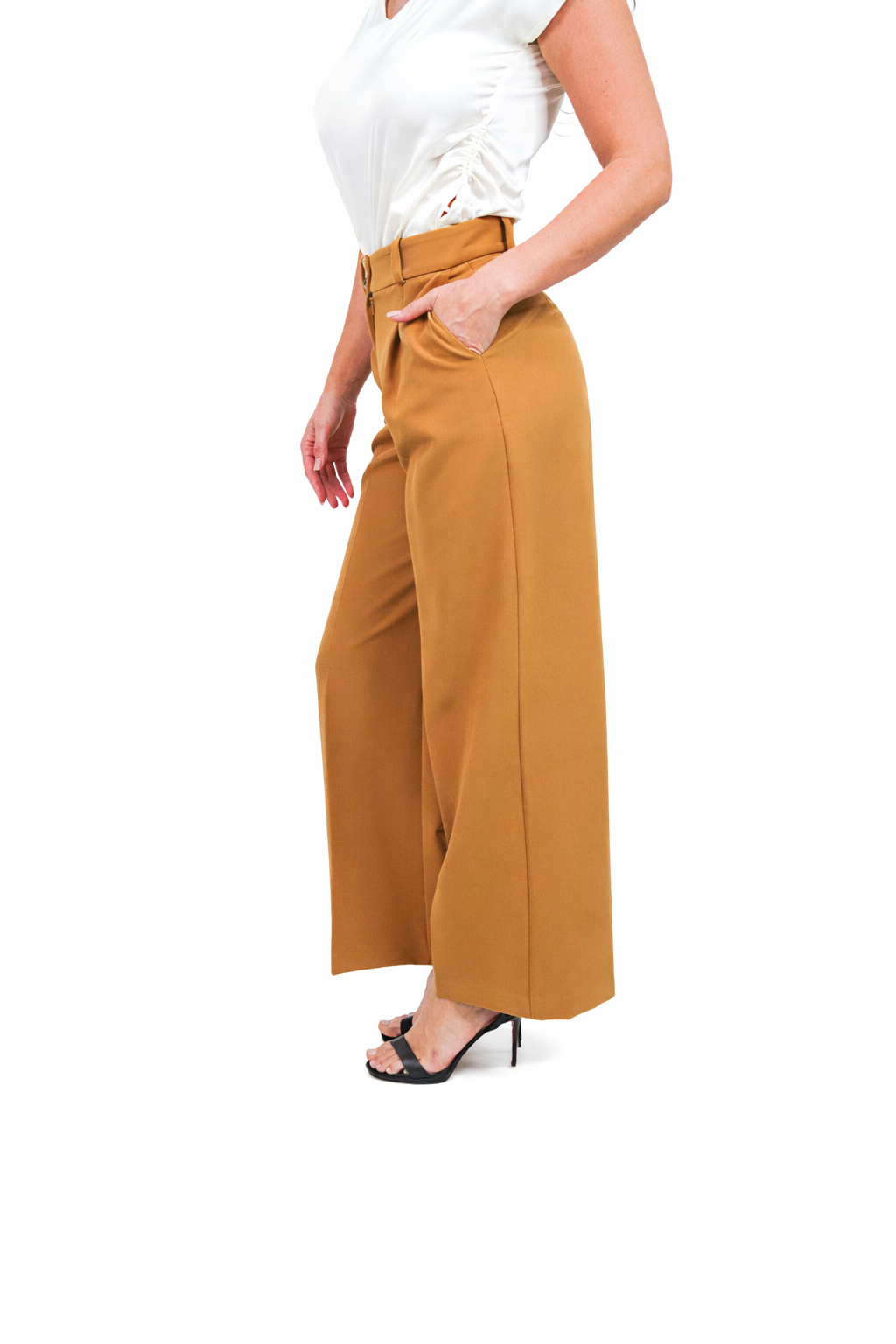 PANTALÓN CULOTTE CAFÉ