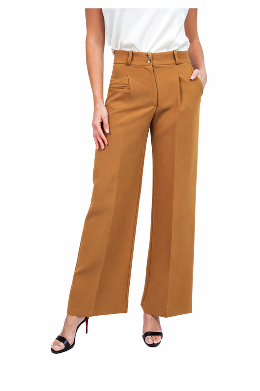 PANTALÓN CULOTTE CAFÉ