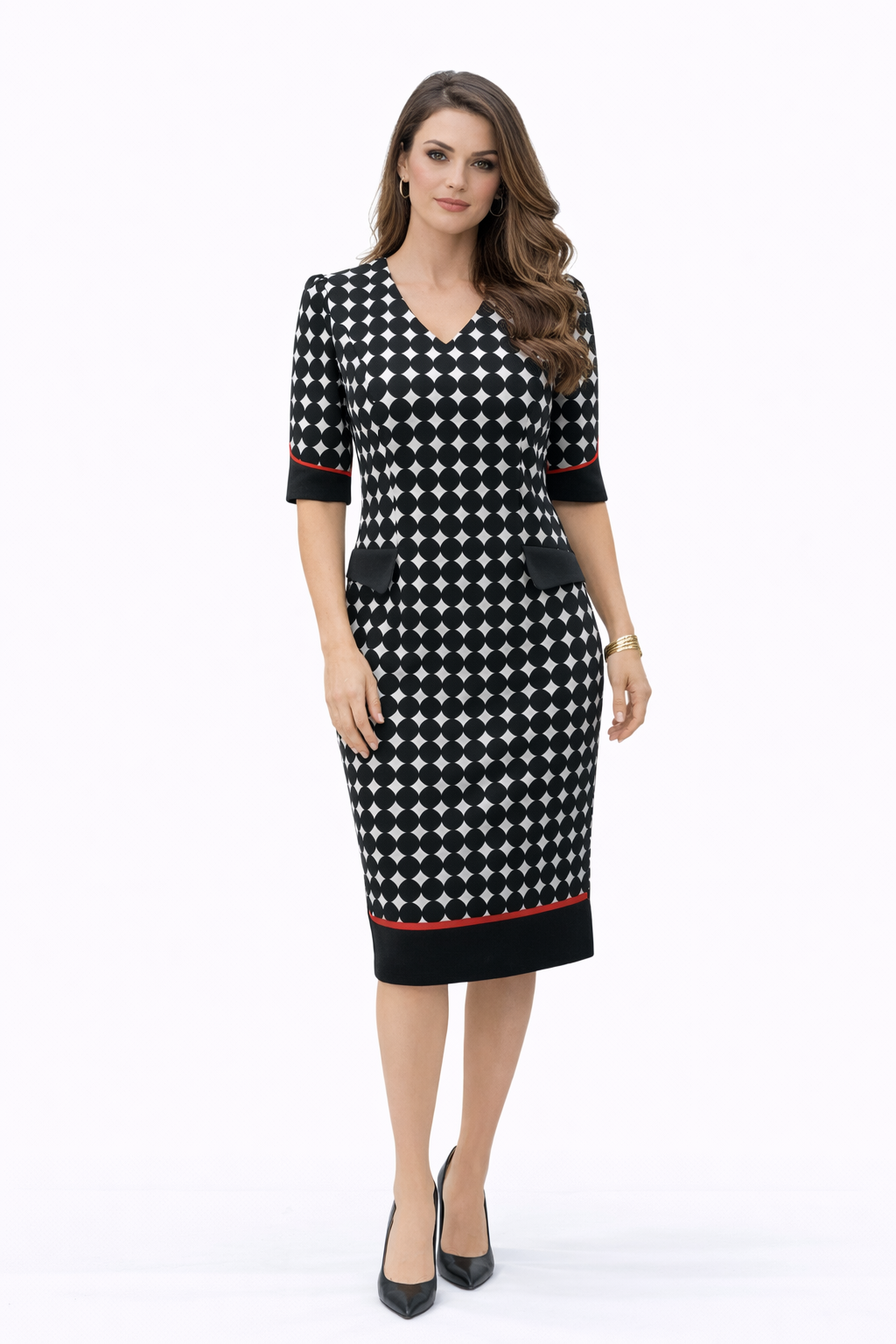 VESTIDO CASUAL LUNARES