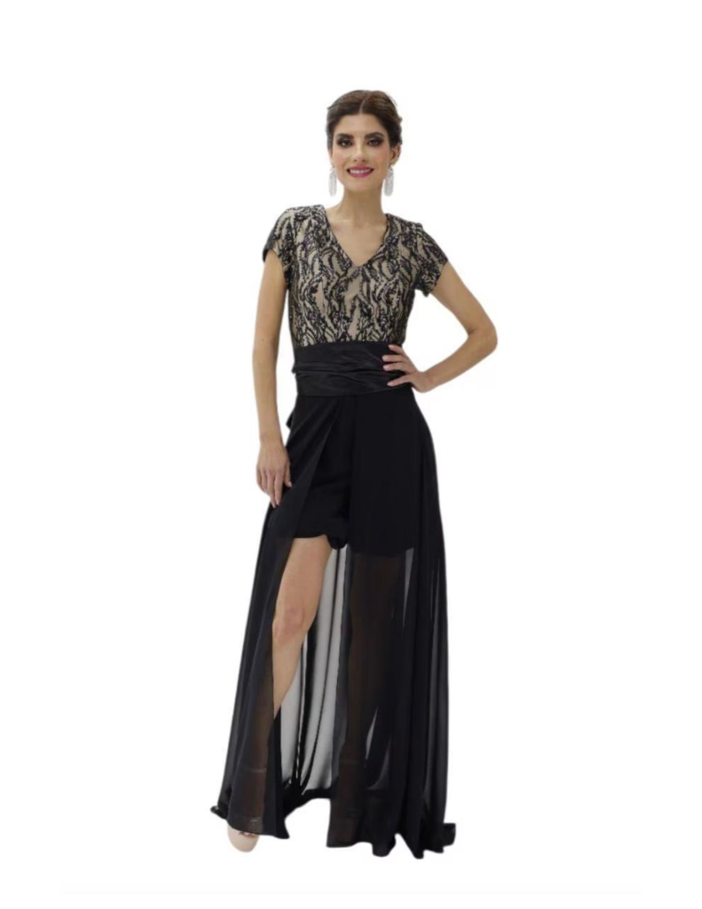 JUMPSUIT CON SOBRE FALDA