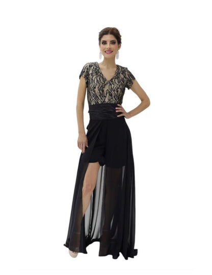 JUMPSUIT CON SOBRE FALDA