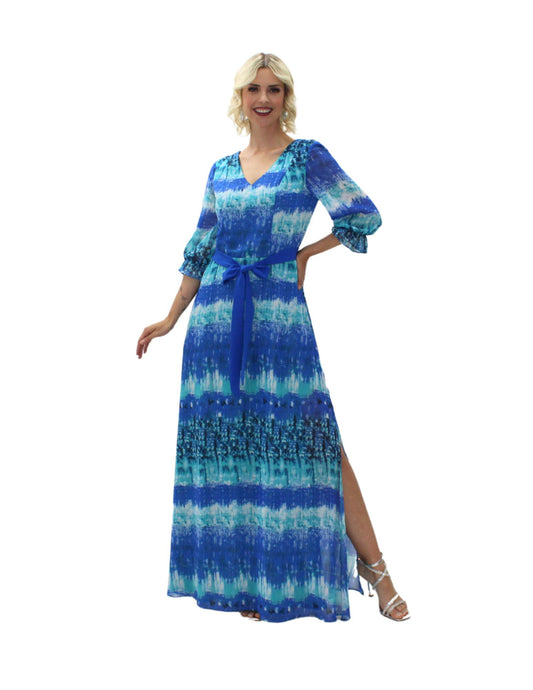 VESTIDO MAXI AZUL