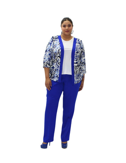 CONJUNTO ANIMAL PRINT AZUL