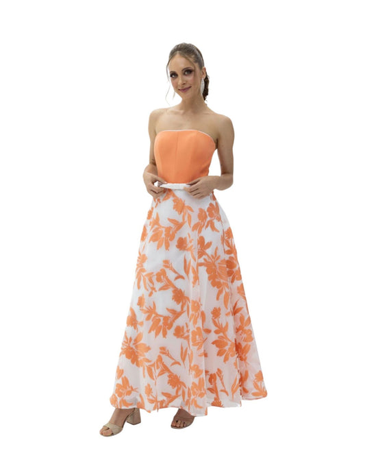 VESTIDO FIESTA STRAPLESS